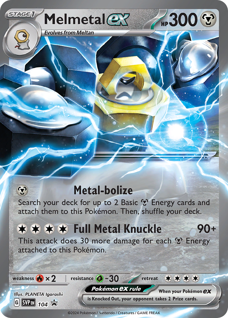 Melmetal ex 104/196 Promo