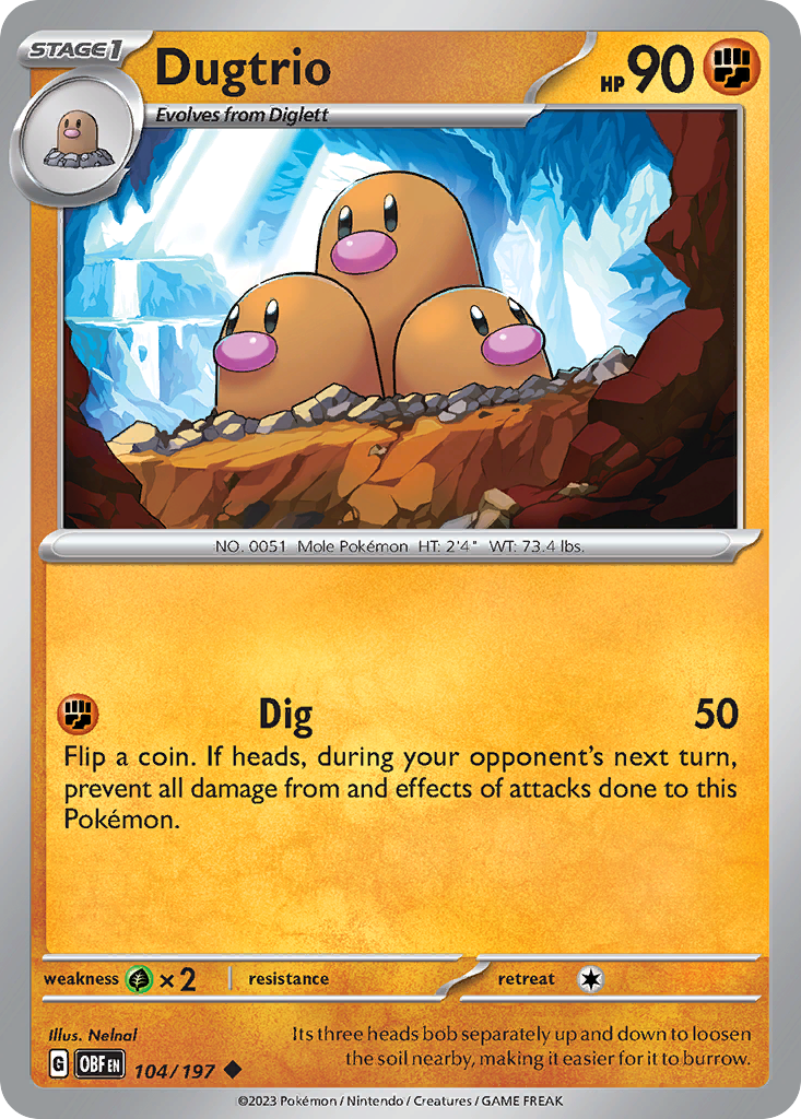 Dugtrio 104/230 Uncommon