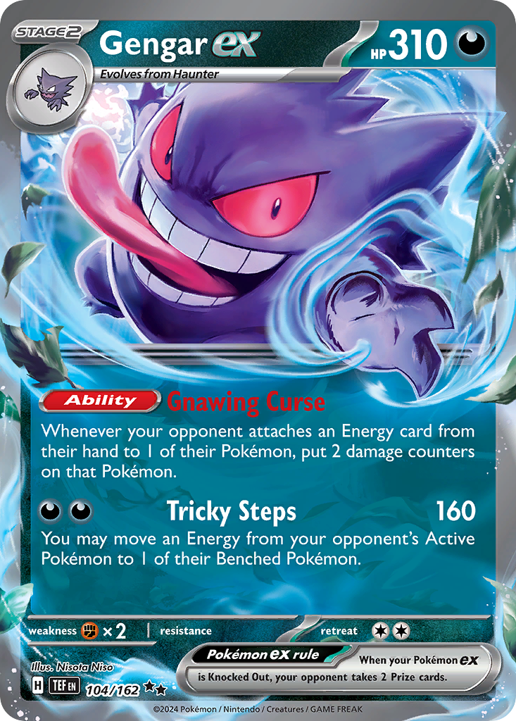 Gengar ex 104/218 Double Rare
