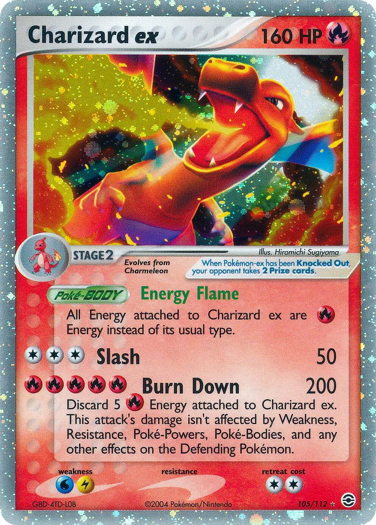 Charizard ex 105/116 Rare Holo EX