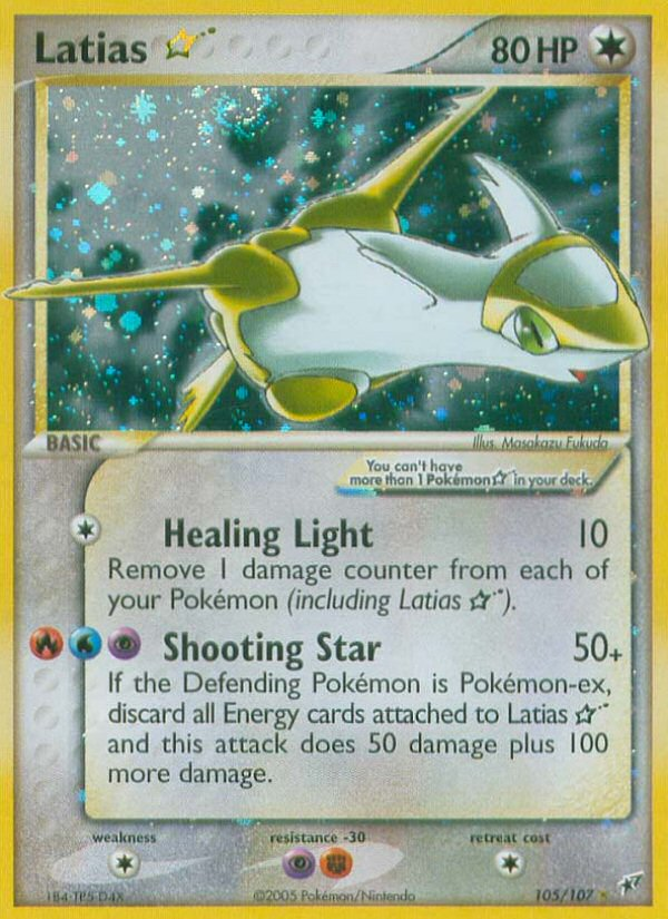 Latias ★ 105/108 Rare Holo Star