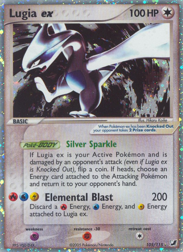 Lugia ex 105/145 Rare Holo EX