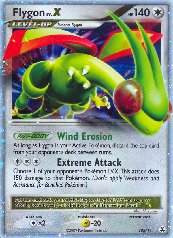 Flygon LV.X 105/120 Rare Holo LV.X