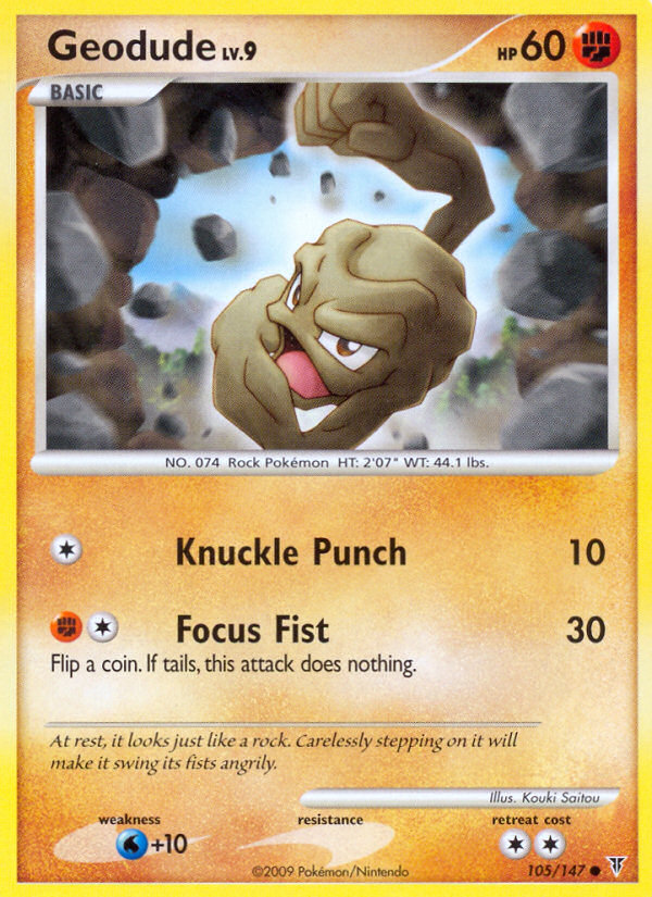 Geodude 105/153 Common