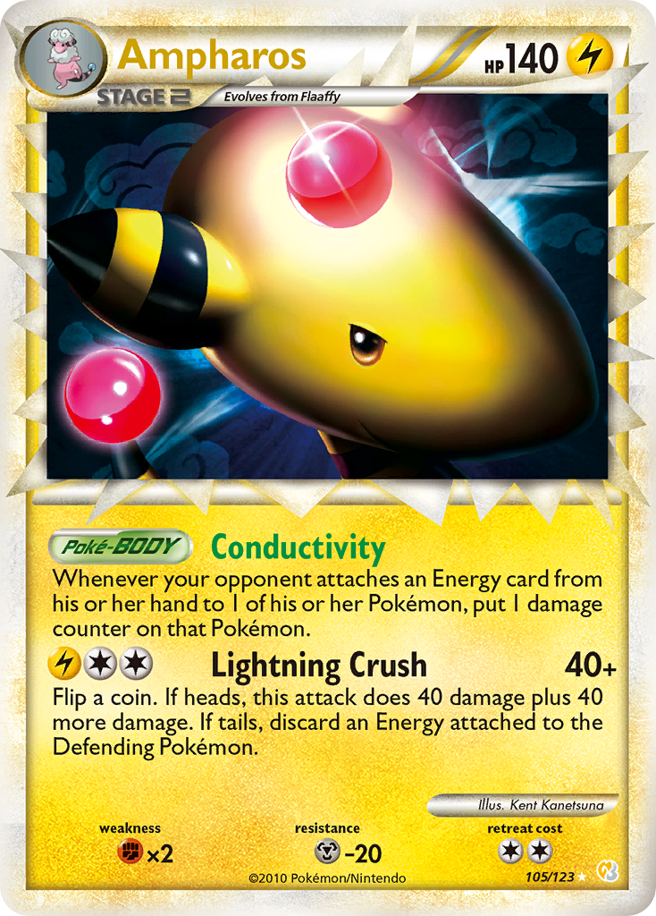 Ampharos 105/124 Rare Prime