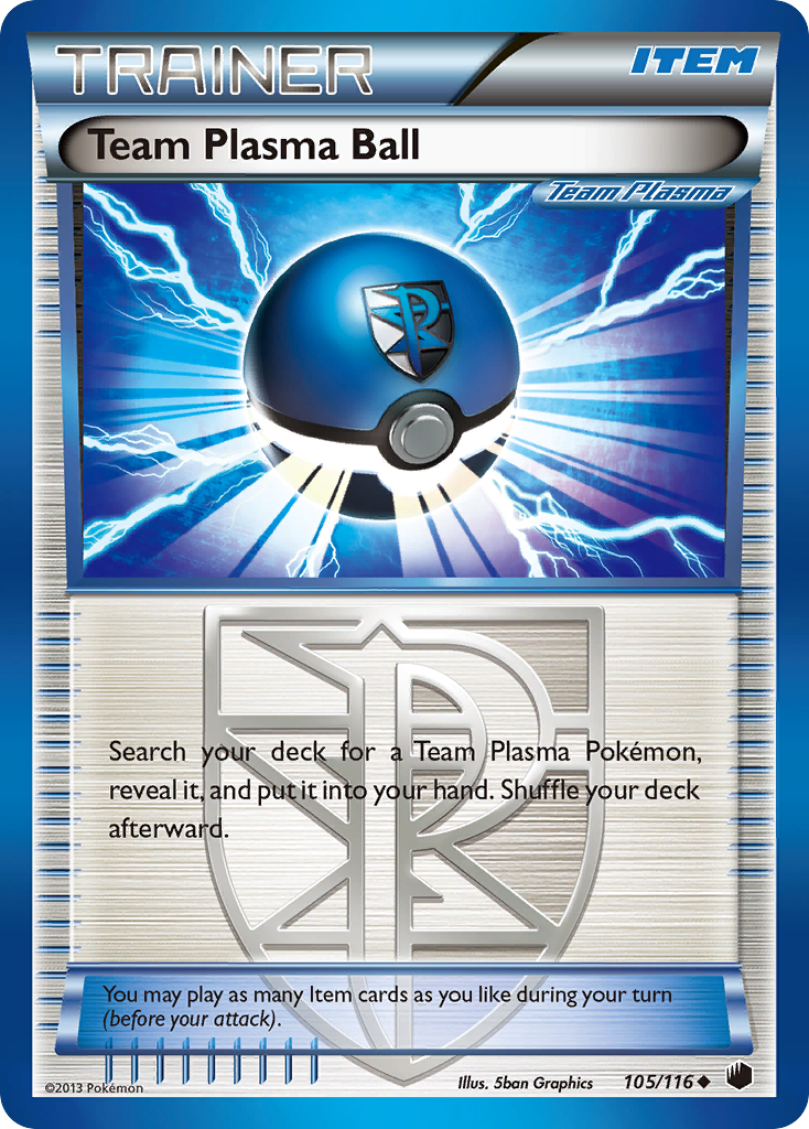 Team Plasma Ball 105/122 Uncommon