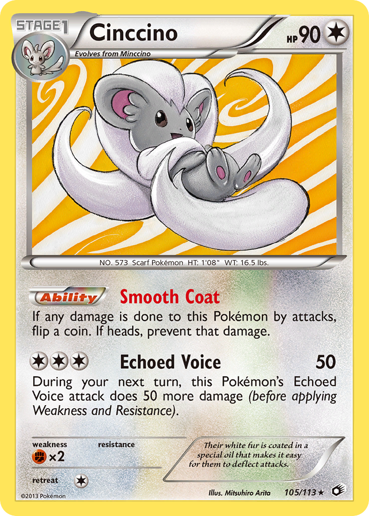 Cinccino 105/140 Rare Holo