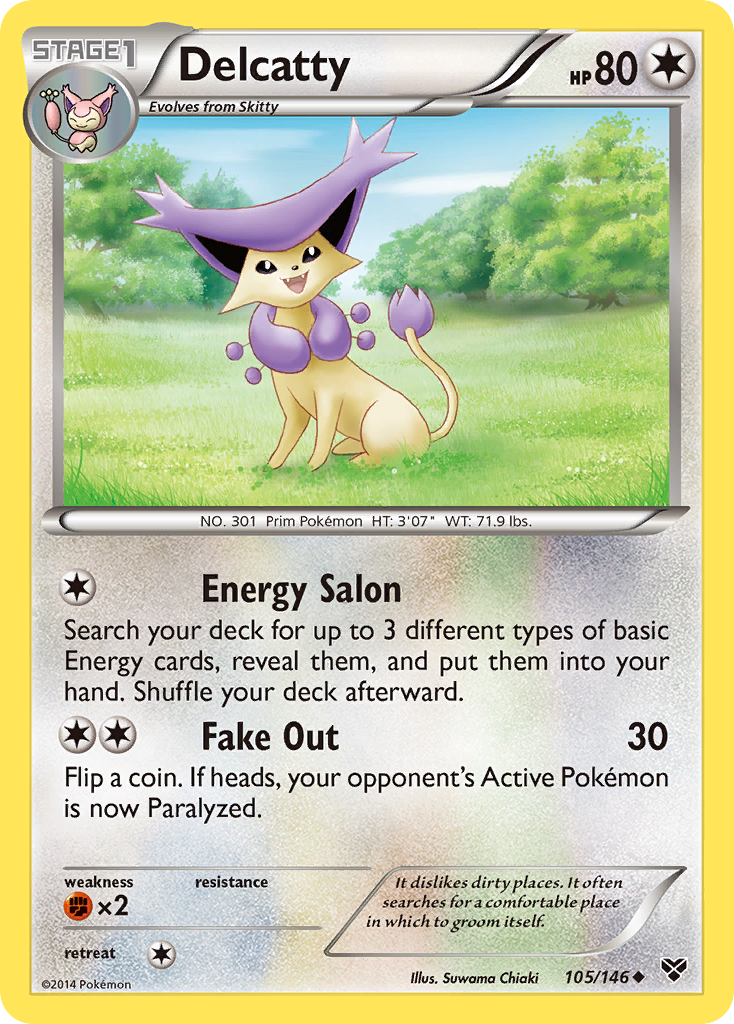 Delcatty 105/146 Uncommon