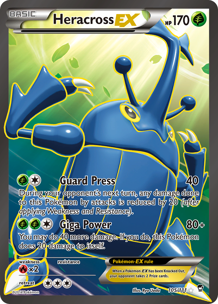 Heracross-EX 105/114 Rare Ultra