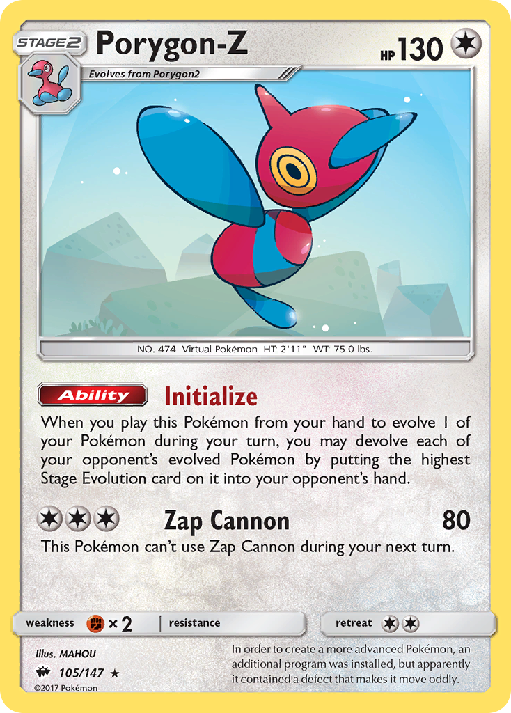Porygon-Z 105/177 Rare Holo