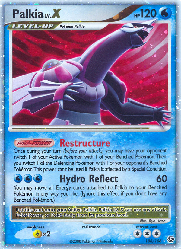 Palkia LV.X 106/106 Rare Holo LV.X