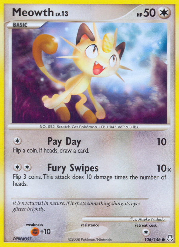 Meowth 106/146 Common