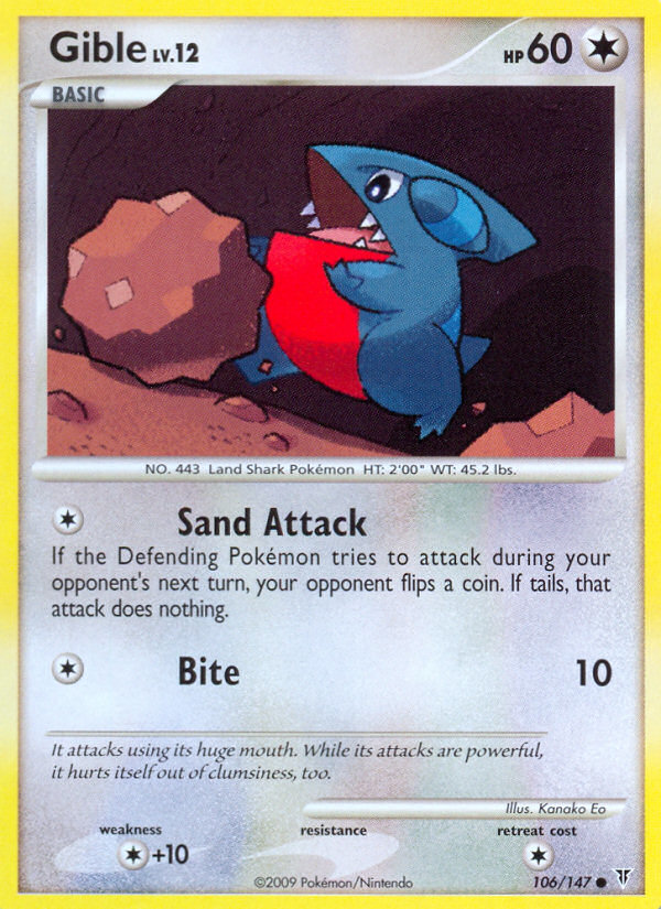 Gible 106/153 Common