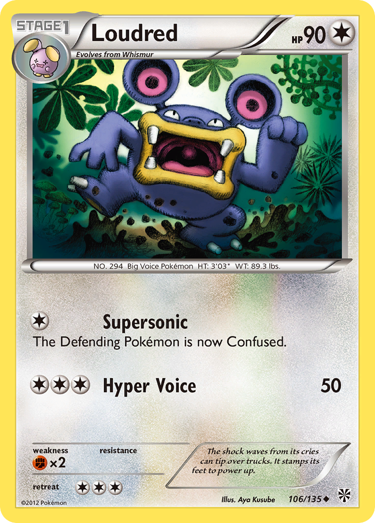 Loudred 106/138 Uncommon