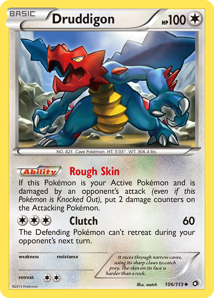 Druddigon 106/140 Uncommon