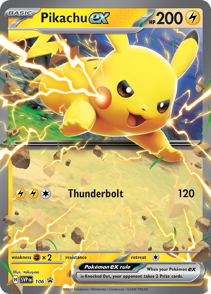 Pikachu ex 106/196 Promo