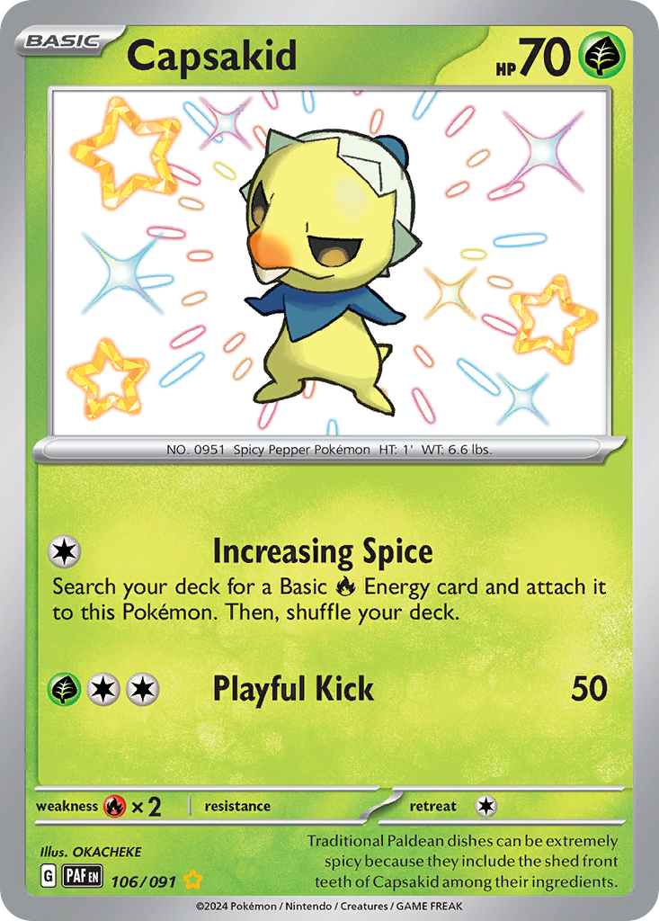 Capsakid 106/245 Shiny Rare