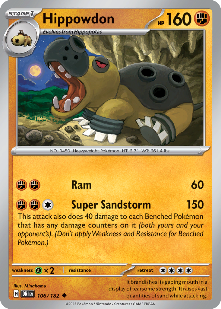 Hippowdon 106/244 Uncommon