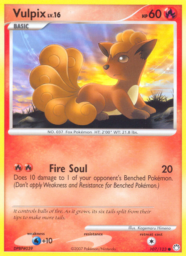 Vulpix 107/124 Common