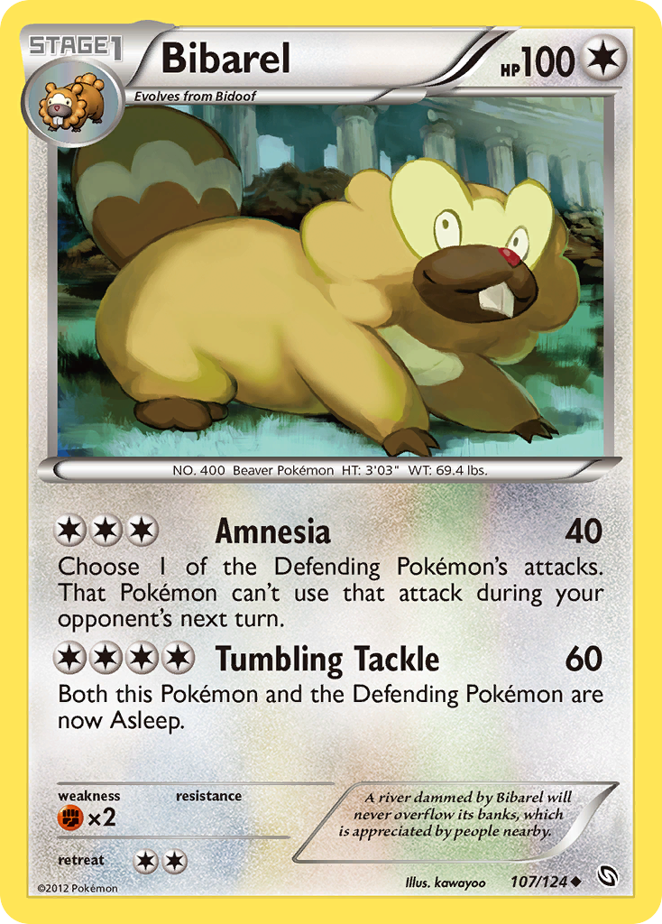 Bibarel 107/128 Uncommon