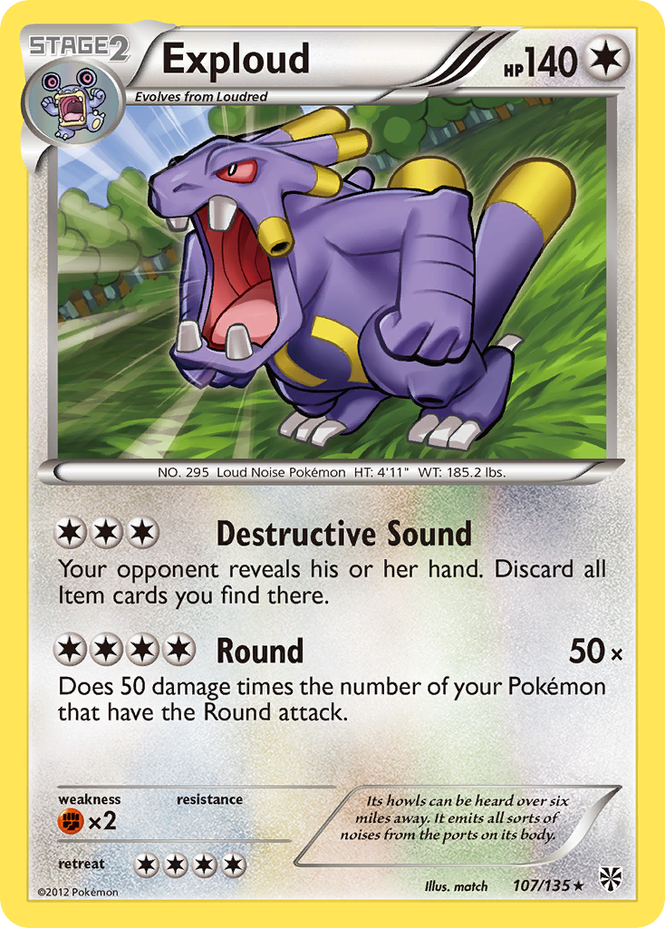Exploud 107/138 Rare