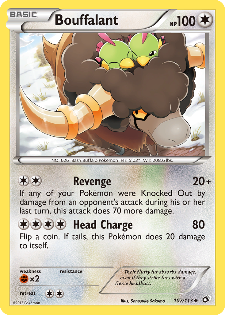 Bouffalant 107/140 Uncommon