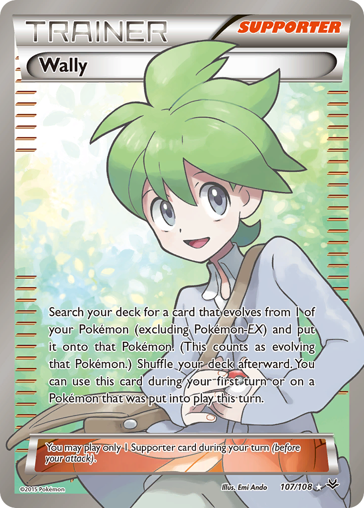 Wally 107/112 Rare Ultra
