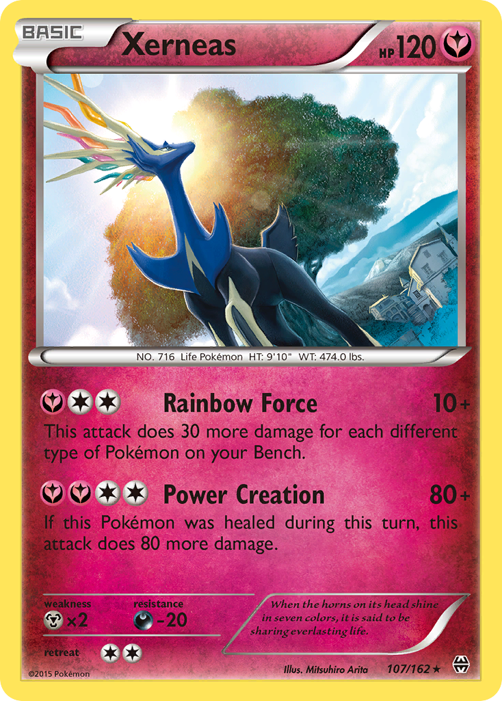 Xerneas 107/165 Rare Holo