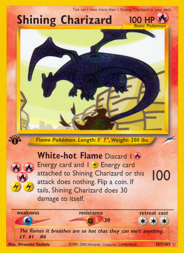 Shining Charizard 107/113 Rare Shining