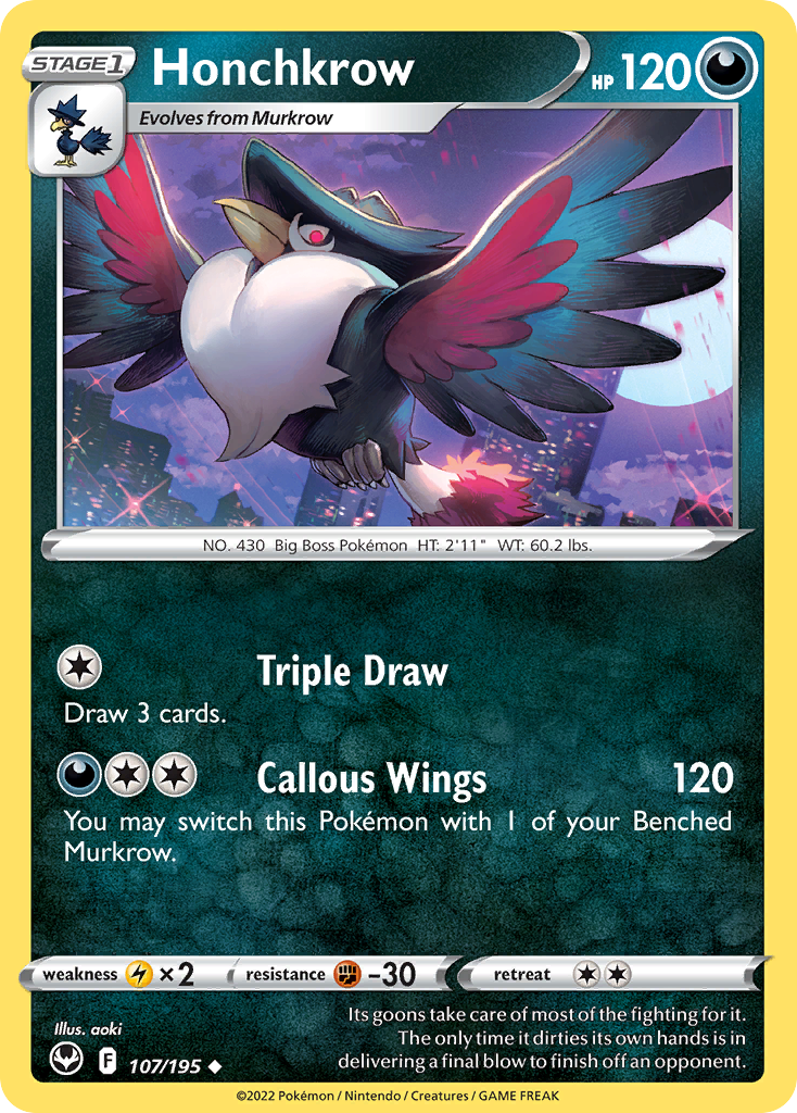 Honchkrow 107/215 Uncommon