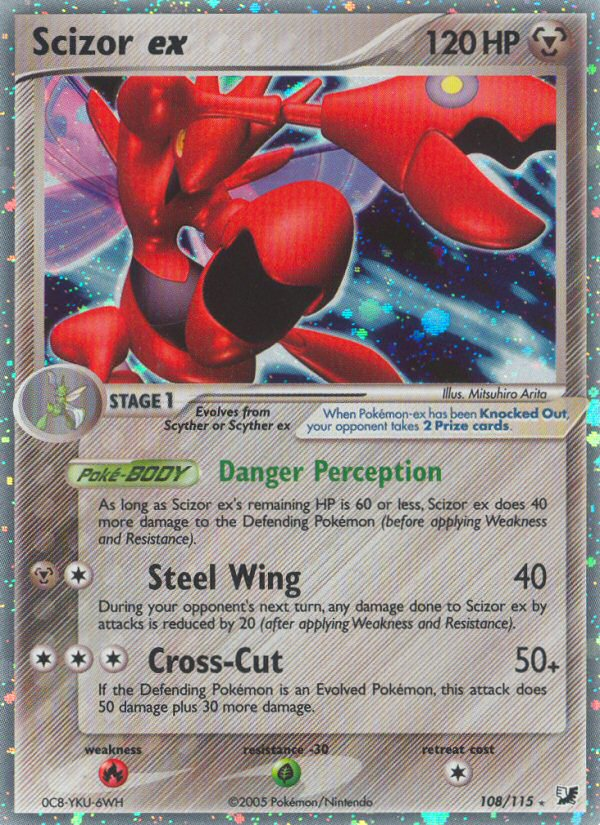 Scizor ex 108/145 Rare Holo EX