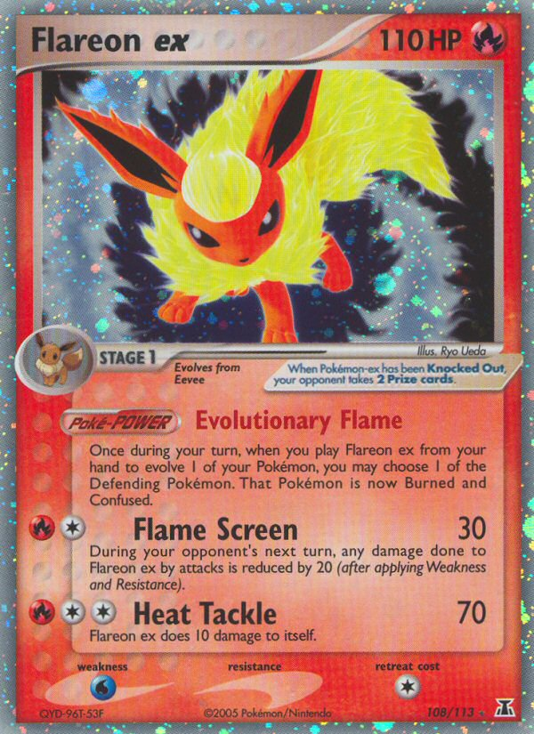 Flareon ex 108/114 Rare Holo EX