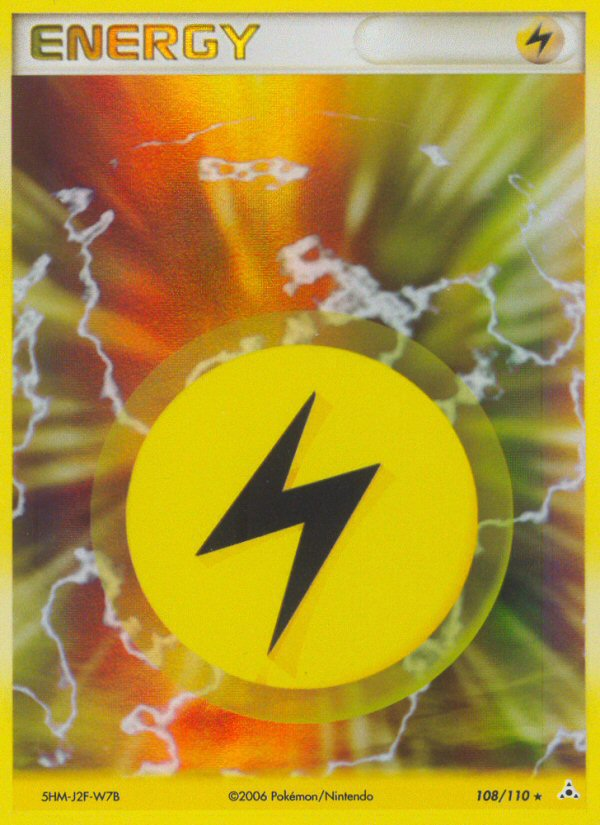 Lightning Energy 108/111 Rare Holo