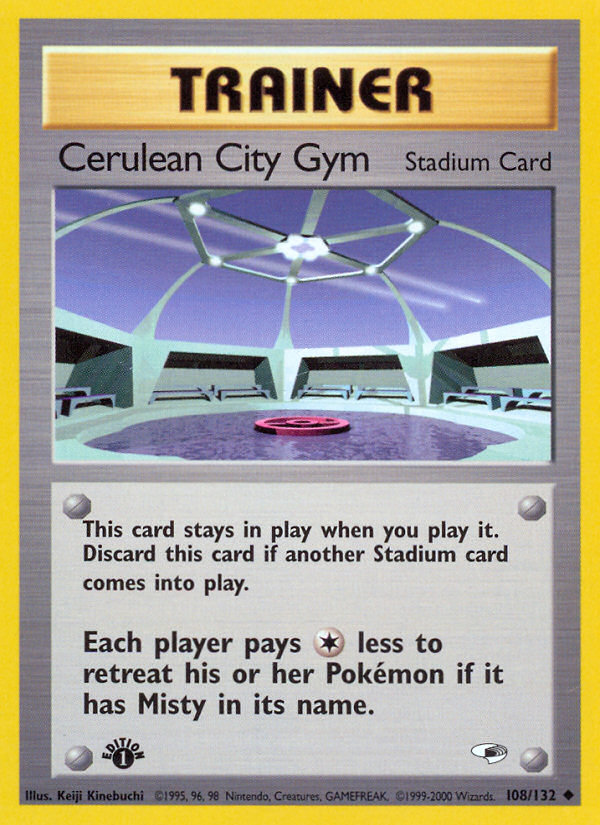 Cerulean City Gym 108/132 Uncommon