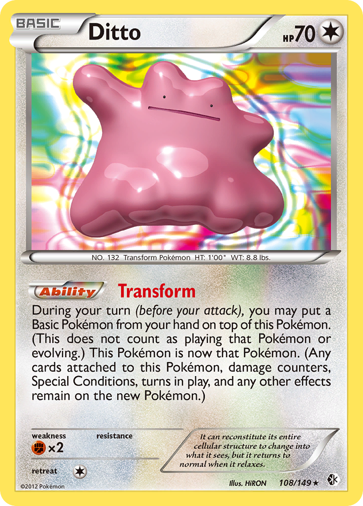 Ditto 108/153 Rare Holo