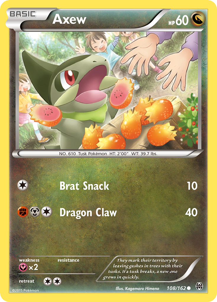 Axew 108/165 Common