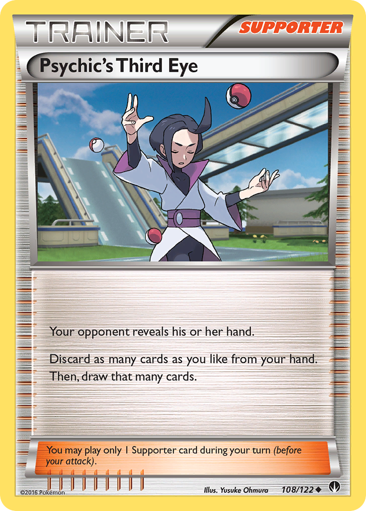 Psychic's Third Eye 108/126 Uncommon