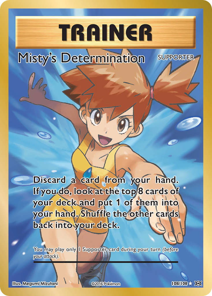 Misty's Determination 108/113 Rare Ultra
