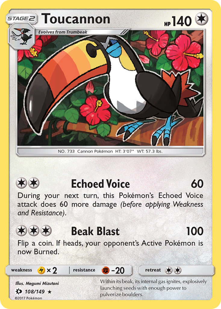 Toucannon 108/173 Rare
