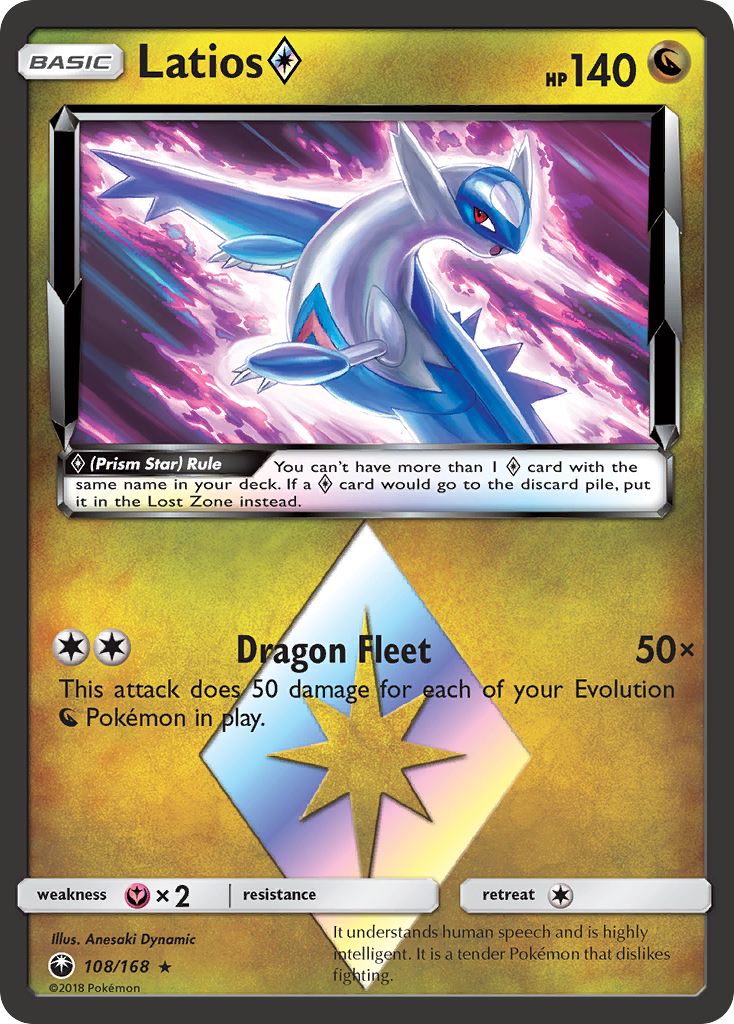 Latios ◇ 108/187 Rare Prism Star