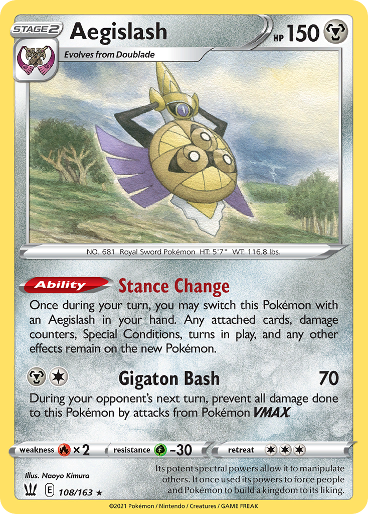 Aegislash 108/183 Rare