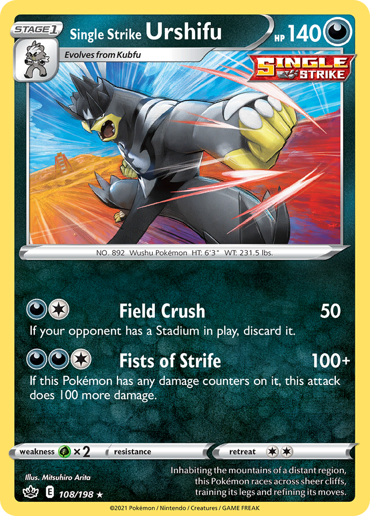 Single Strike Urshifu 108/233 Rare Holo