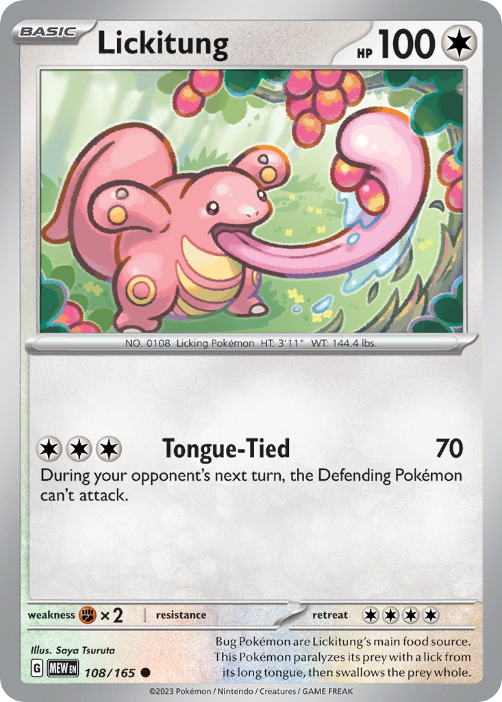 Lickitung 108/207 Common