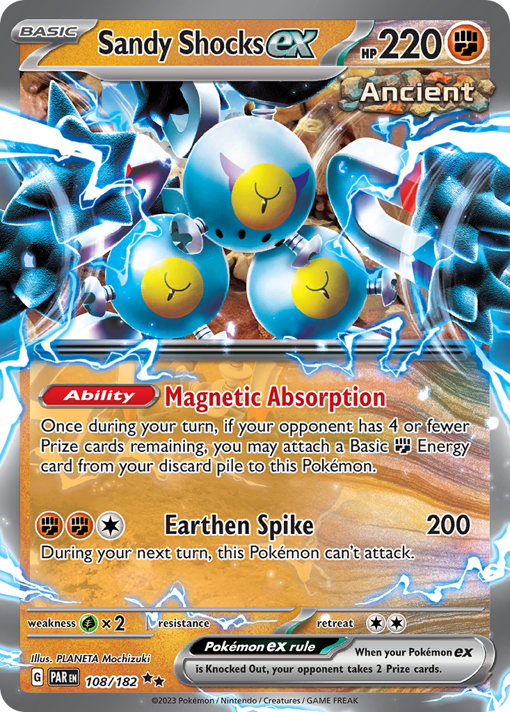 Sandy Shocks ex 108/266 Double Rare