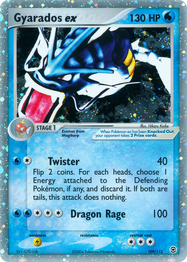 Gyarados ex 109/116 Rare Holo EX