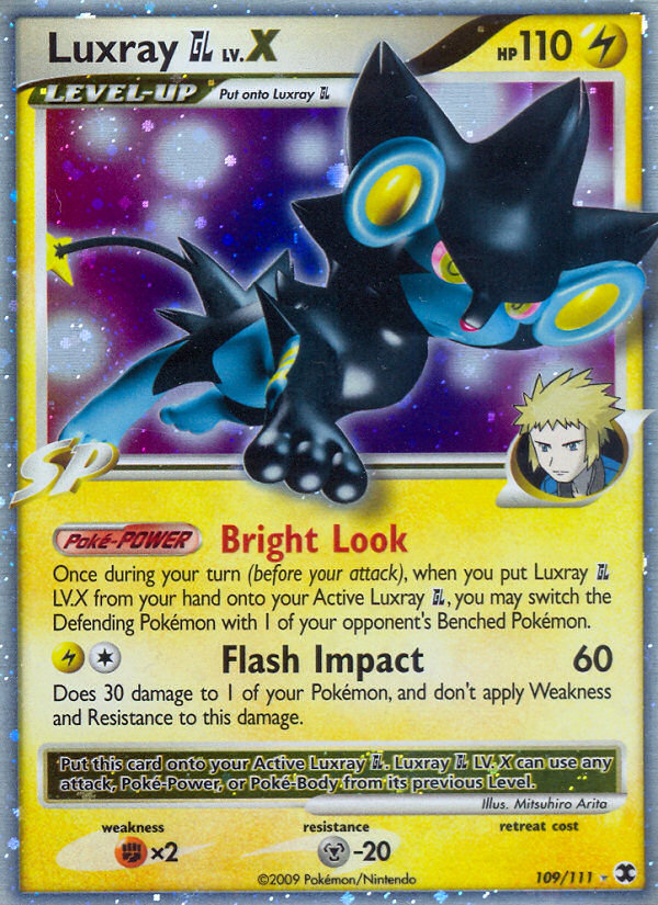 Luxray GL LV.X 109/120 Rare Holo LV.X