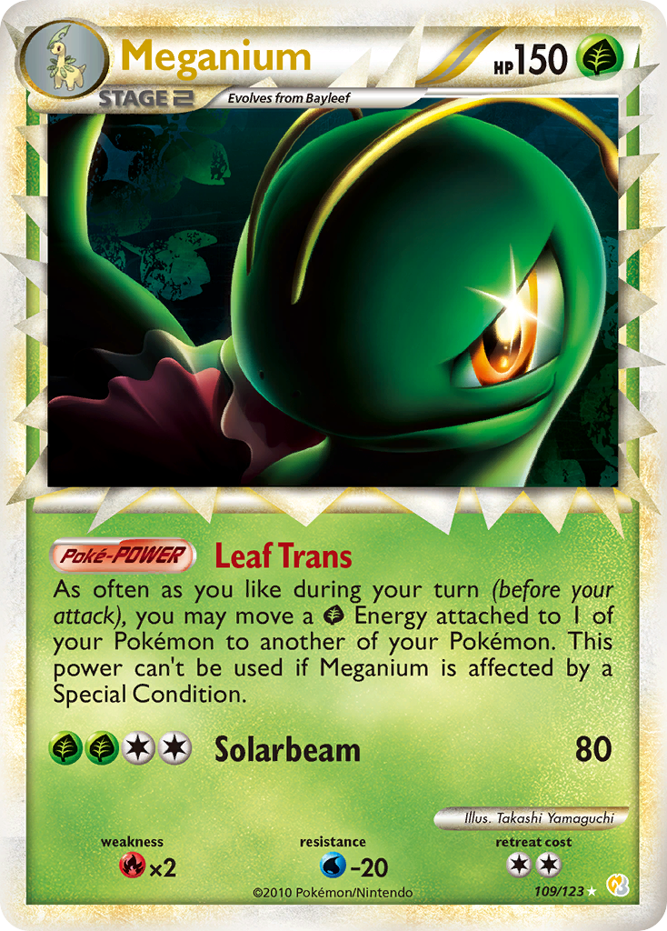 Meganium 109/124 Rare Prime