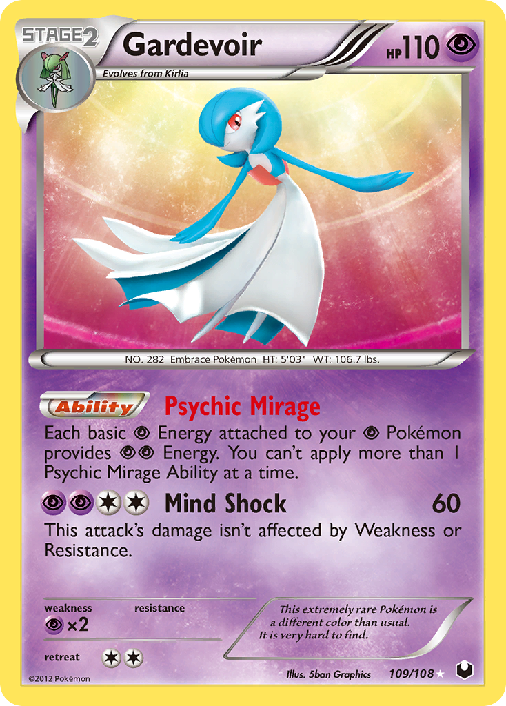 Gardevoir 109/111 Rare Secret