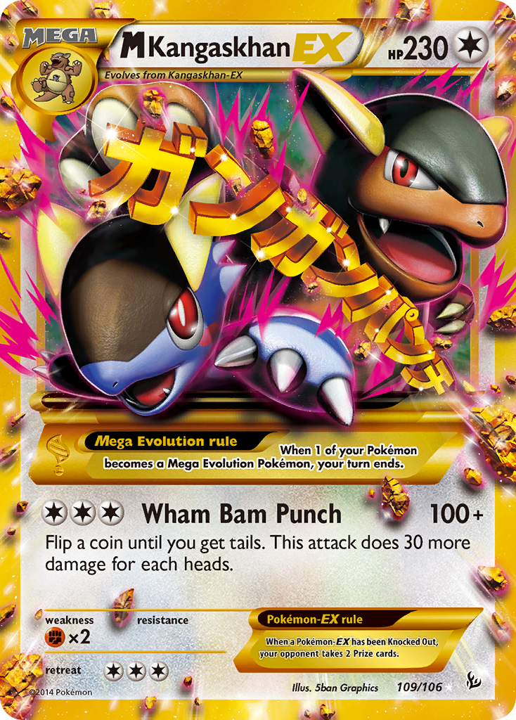 M Kangaskhan-EX 109/110 Rare Secret