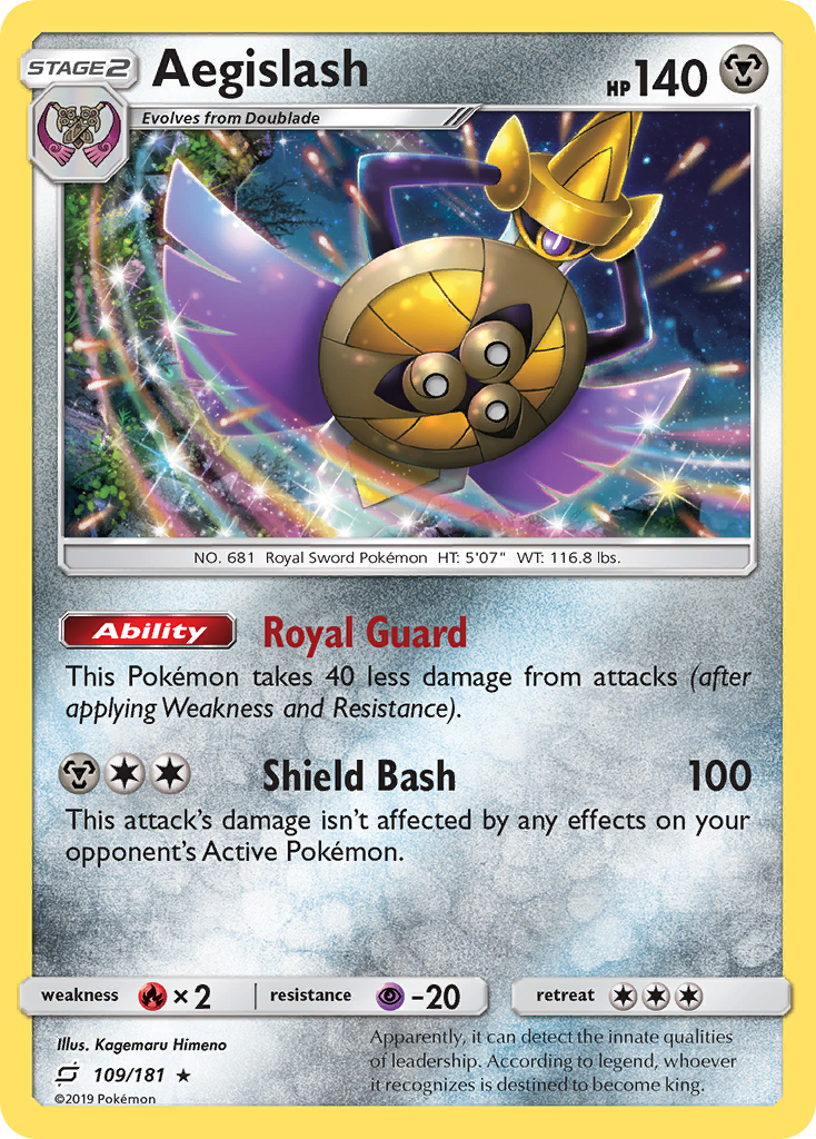 Aegislash 109/198 Rare Holo